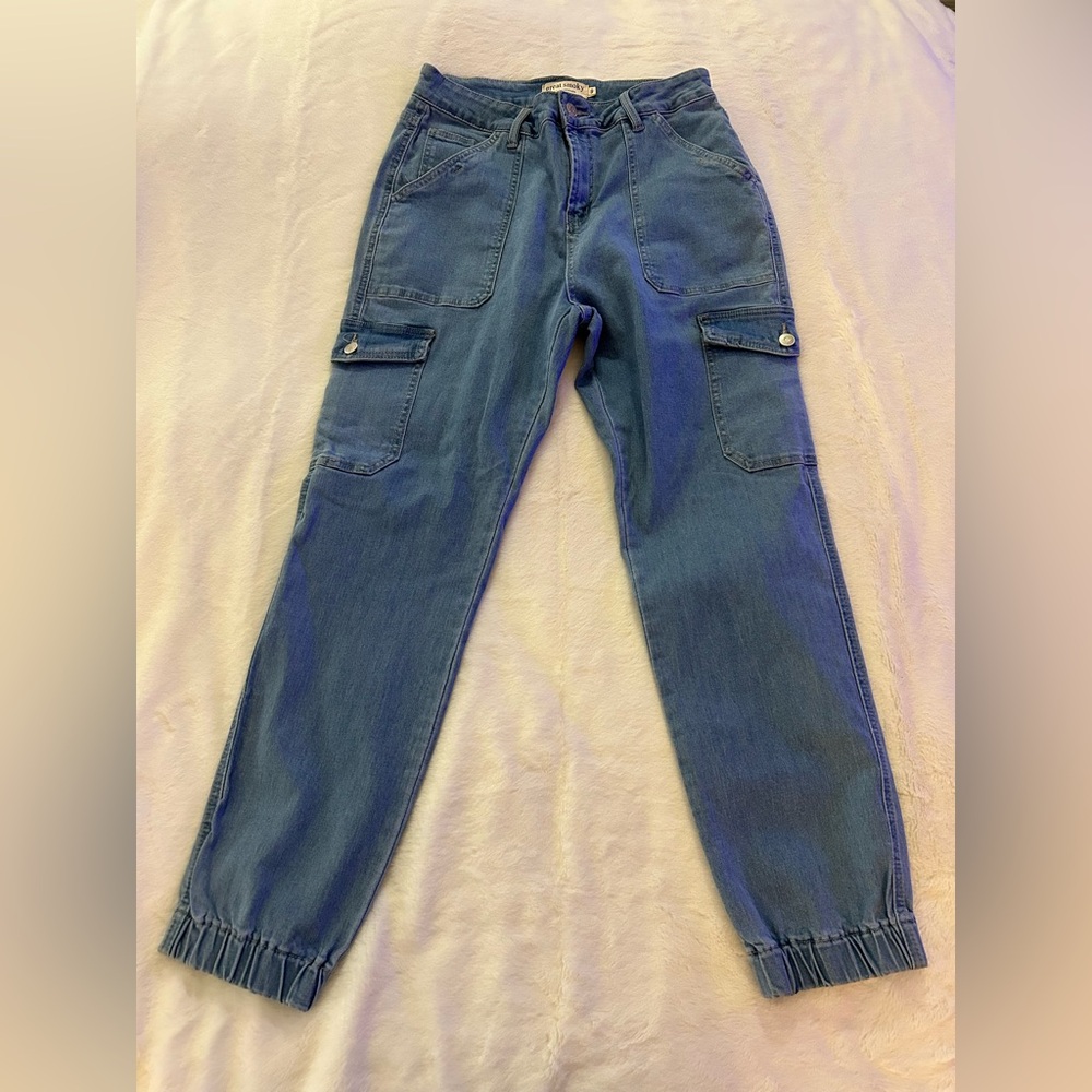 High Rise Blue Jeans for Women